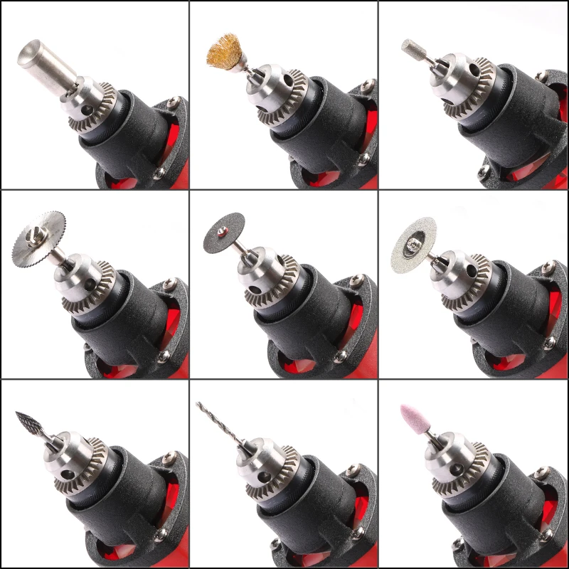 Toolstrong Elektros Mini Mirti Šlifavimo Įrankis Dremel 0.6~6,5 mm Griebtuvas Kintamo Greičio Rotacinis Įrankis 