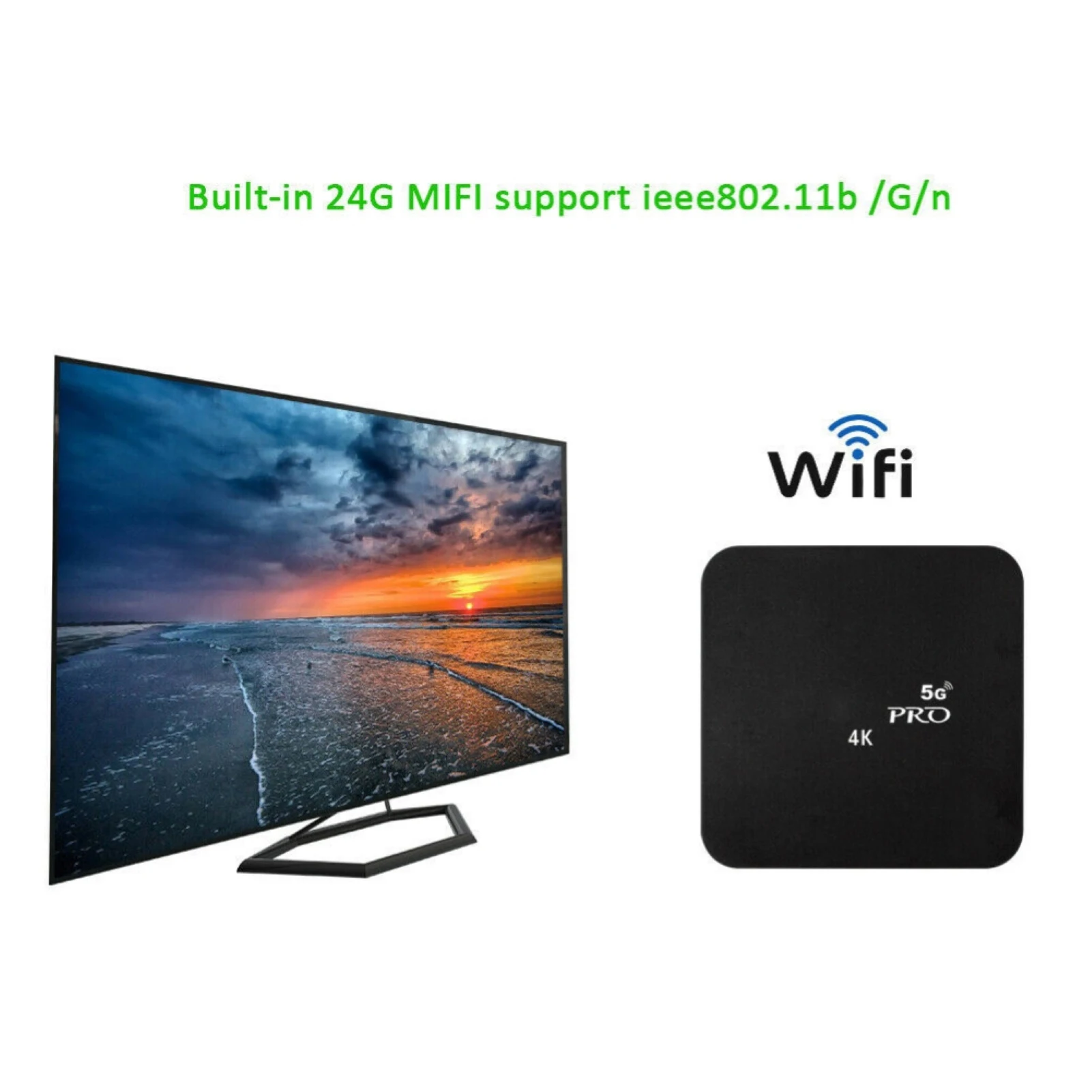 V88Pro 5G Dual Band WiFi 4K Aukštos raiškos Grotuvas Android10.1 TV Set-Top Box ES/JK/JAV Plug Smart TV Box 2G/1G
