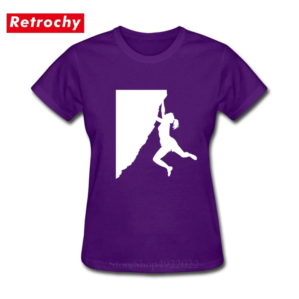 Vintage Stiliaus Alpinizmas Siluetas T-Shirt Moterims Kalno Lipti Žygis T-shirt Mergina Gimtadienio Dovanos Geriausias Marškinėlius Nuotykių