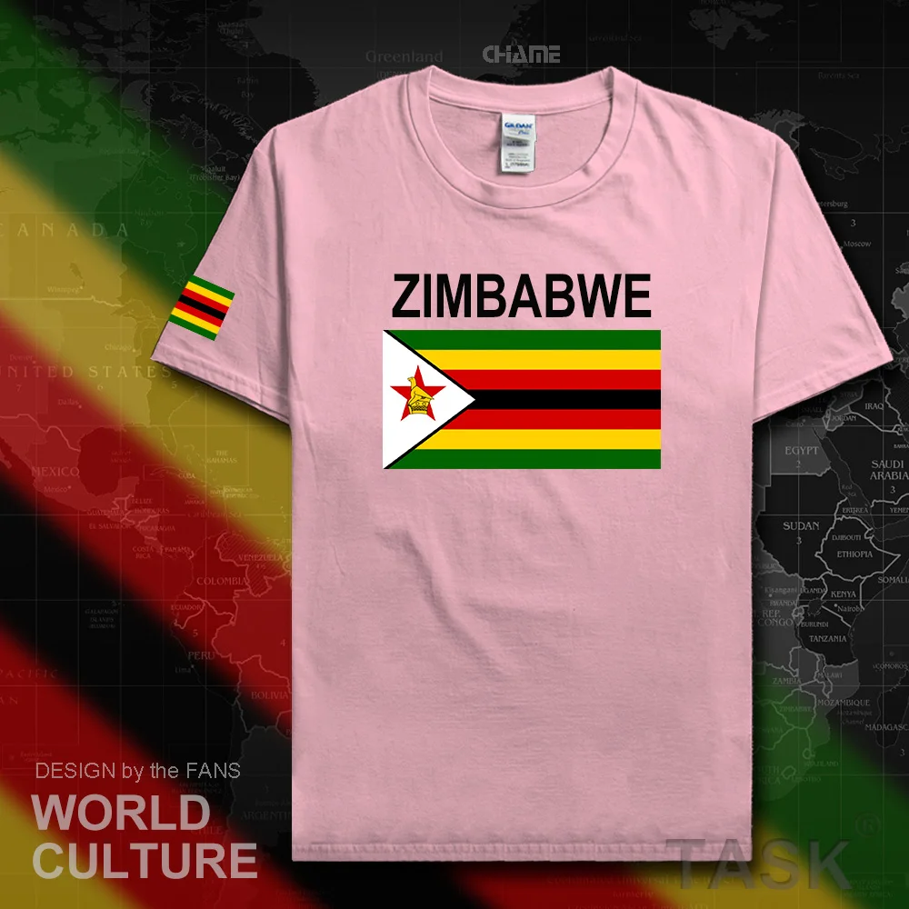 Zimbabvės vyrai marškinėliai 2017 megztiniai tauta komandos marškinėlius medvilnės marškinėliai drabužių tee šalies sporto ZWE yeZimbabwe Zimbabvės