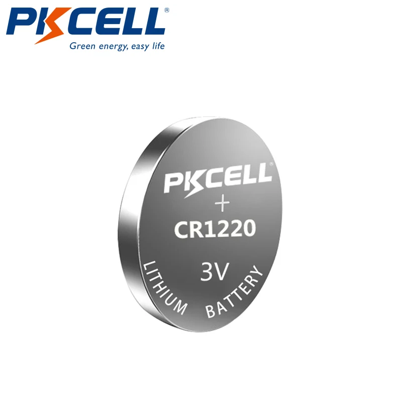 10vnt PKCELL 3V Ličio Baterija CR1220 DL1220 LM1220 ECR1220 1220 Mygtuką Monetos Elementų Baterijų