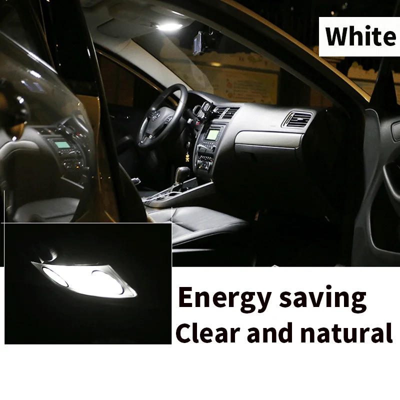 12x Canbus Klaidų, LED Interjero Šviesos Rinkinio Pakuotės 2000-2009 m. Subaru aksesuarai Žemėlapis Dome Kamieno Licencijos Šviesos