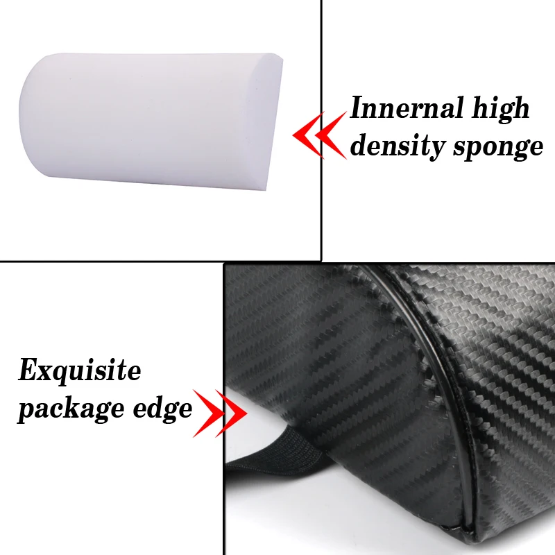 1pcs Anglies pluošto automobilių kaklo pagalvės abi pusės viena pagalvėlės atveju KIA RIO K2 2010-2017 Reikmenys, Automobilių Stilius