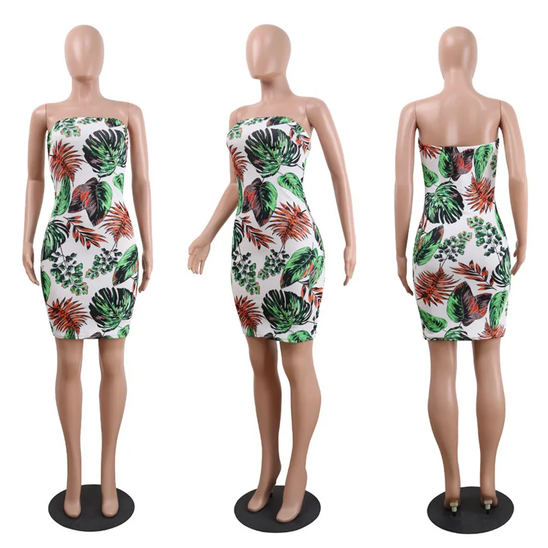 2020 Moterų Plius Dydis Vasaros Suknelės Rankovių Gėlių Spausdinti Mini Sundress Boho Paplūdimio Suknelės, Šaliai, Naktinis Klubas Seksualus Bodycon Suknelė