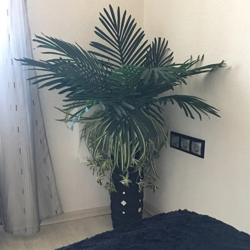 69cm Ilgai Dirbtinių Palmių Lapų, 10vnt Žalieji Augalai Dekoratyviniai / Dirbtinės Gėlės Šalies Dekoravimas, Vestuvių Dekoravimas