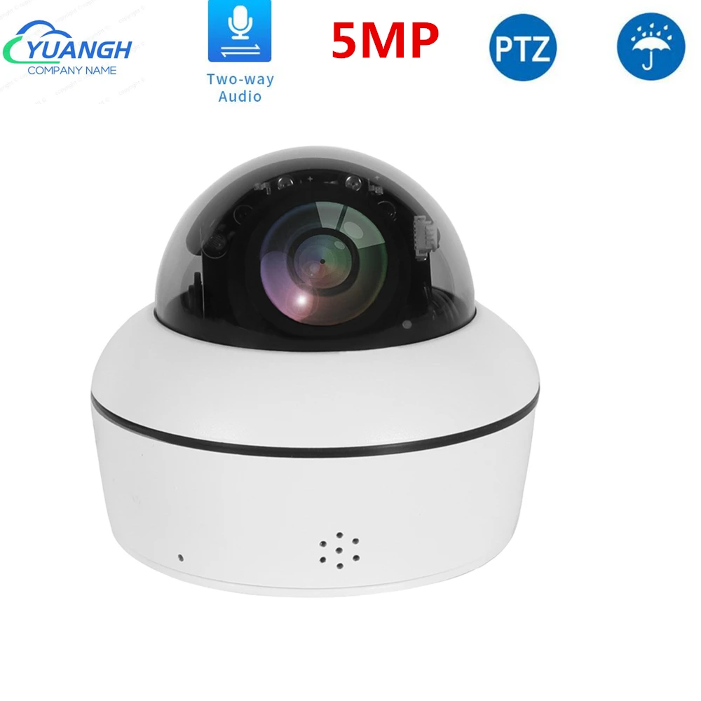 8MP PTZ) IP Camera Dome 4X Optinis Priartinimas Lauko Apsaugos Kamera, Dviejų krypčių Garso IP66 IR 30m H. 265 ONVIF