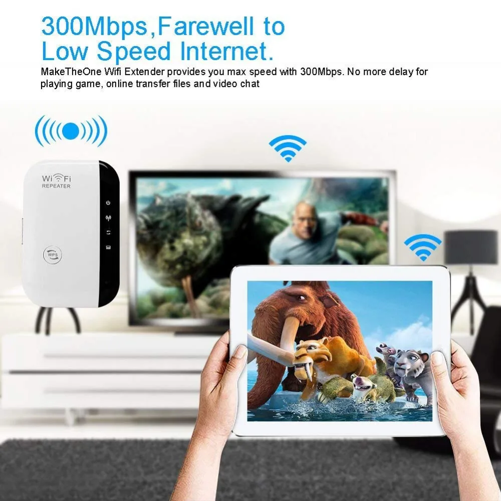 Belaidžio WiFi Kartotuvas Wifi Extender 300Mbps Wi-Fi Stiprintuvas 802.11 N/B/G Stiprintuvas Repetidor Wi fi Reapeter Prieigos Taškas
