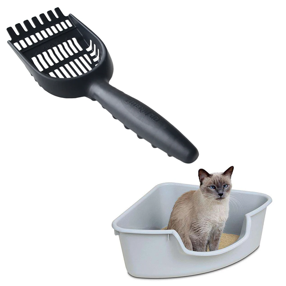 Kačių Kraikas Kastuvas Su Grėblio Dantų Pet Cleanning Įrankis Vada Scoop Kačių Smėlio Valymo Produktai Tualeto Šunų Maisto Šaukštai