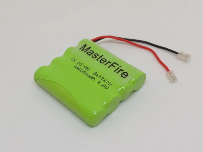 MasterFire Naujas Originalus Ni-Mh 4.8 V AAA 800mAh Ni-Mh Baterijos Įkraunamos Baterijos Paketas Su Kištukais