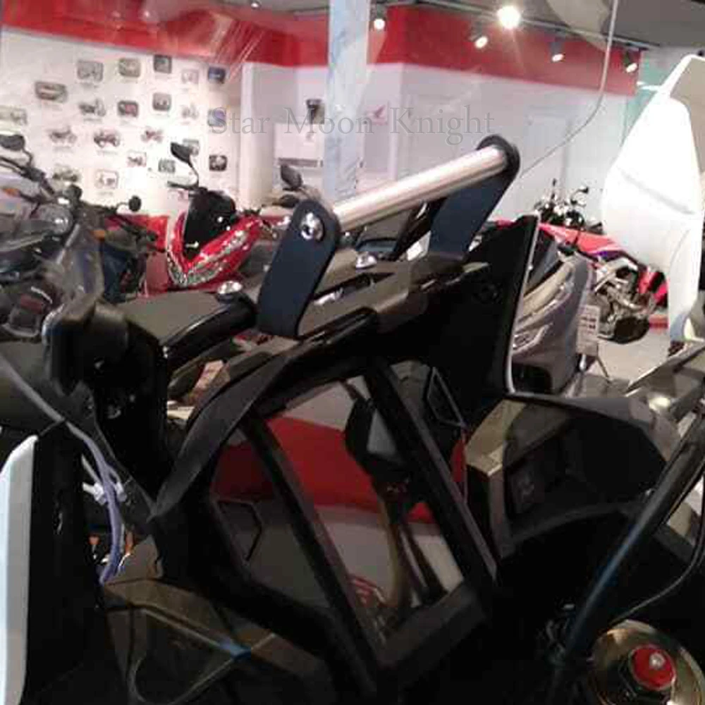 Motociklo Stovas Laikiklis Telefoną, Mobilųjį Telefoną, GPS Navigacija, Plokštelė, Laikiklis Honda Afrika Twin CRF1000L 2018-2019 BAF-1000 L