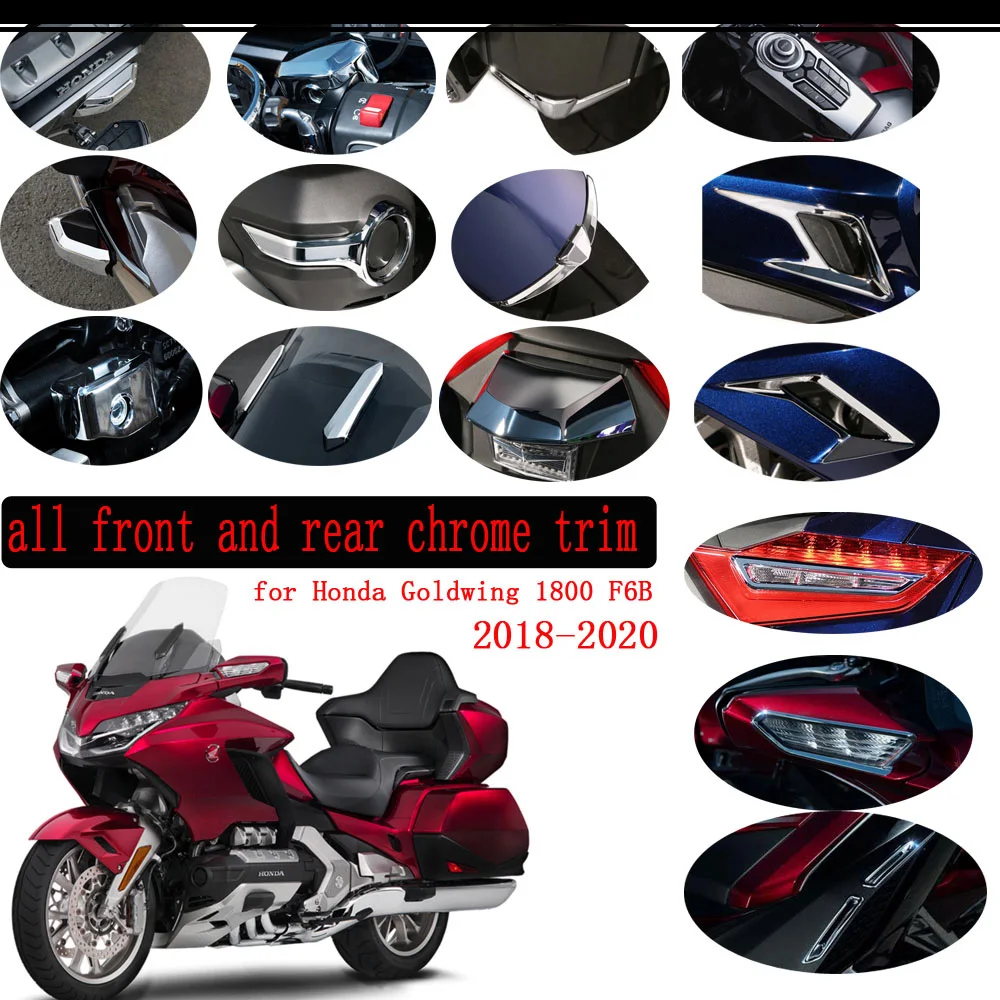Motociklų Priekiniai Ir Galiniai Chrome Apdaila Honda Goldwing Gold wing 1800 Turistinis F6B GL1800 žibintai, Aksesuarai 2018 2019 2020