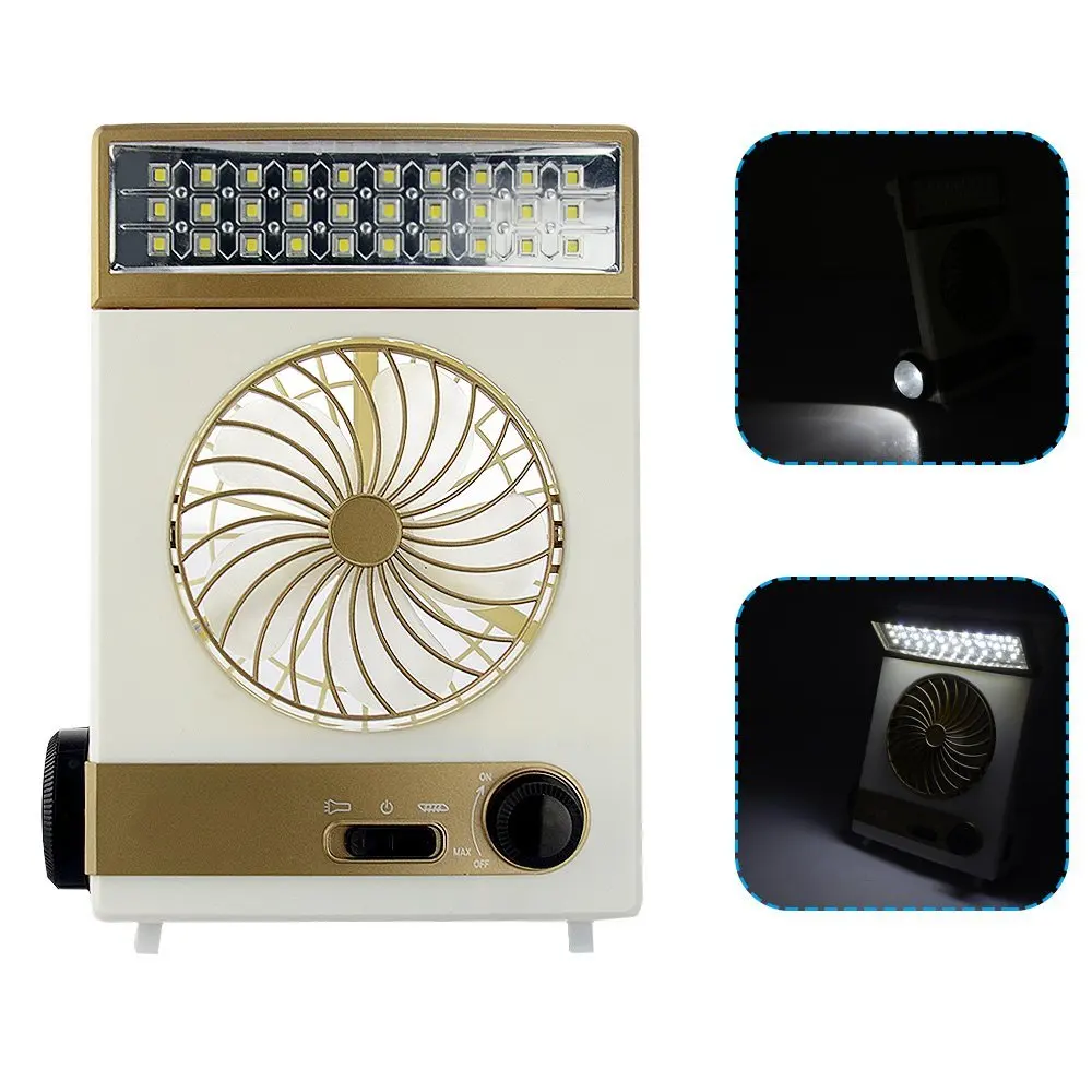 Nešiojamas Ventiliatorius 3 in 1 Multi-funkcija, Ventiliatorius, Mini LED Stalo Lempa Žibintuvėlis Saulės Šviesos Namuose Kempingas Saulės Ventiliatoriaus Lauko