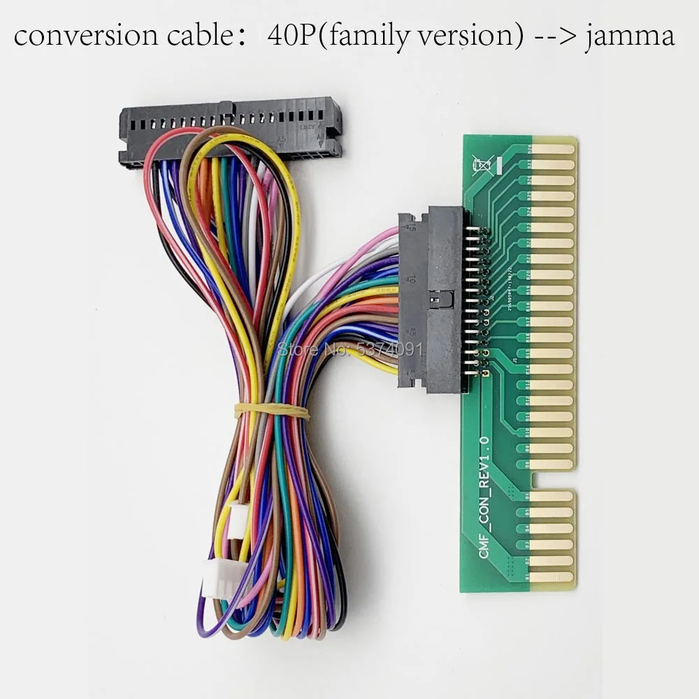 Pandora Šeimos versiją plokštę PCB su Arcade panaudoti Jamma konversijos kabelis arcade kabineto Moneta valdomi žaidimų mašina