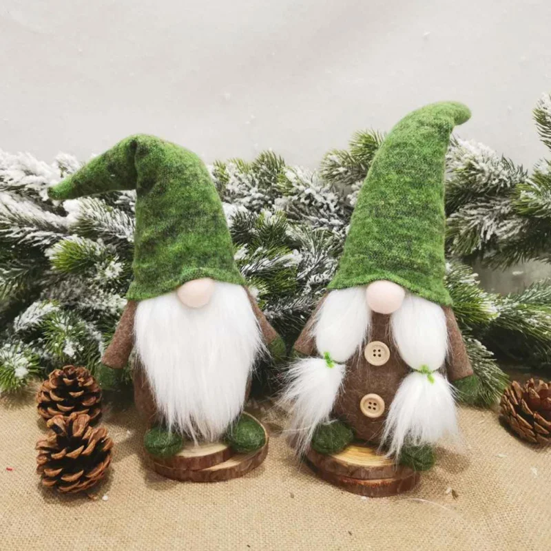 Santa Claus Papuošalai Kalėdų Medžio Kabo Ornamentu Langą Šiaurės Beveidis Lėlės Apdailos Namų Pakabukas Papuošalai