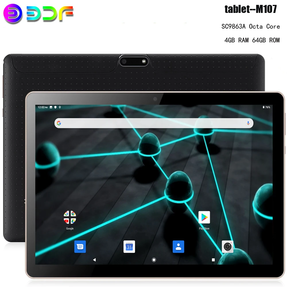 Tablet 10.1 colių Octa Core 4G Ryšio Telefono Android 9.0 4GB RAM 64GB ROM Tipo-C AI-greitis-iki 5000mAh tablet PC Teclast 