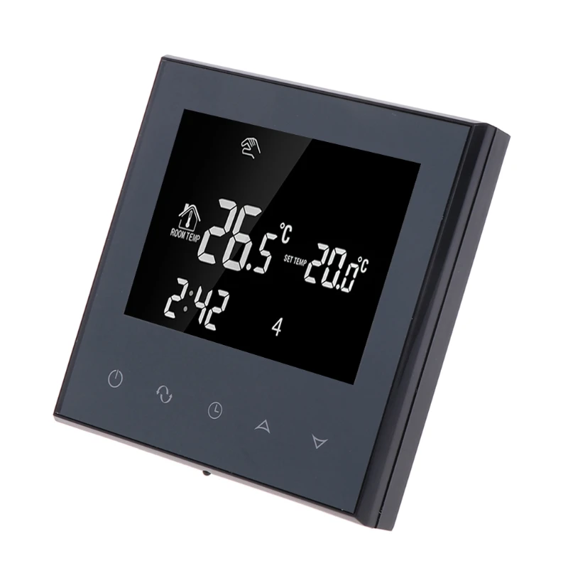 Thermoregulator LCD Jutiklinis Ekranas Šildymo Termostatas 16A, Elektriniai Grindų Šilumos