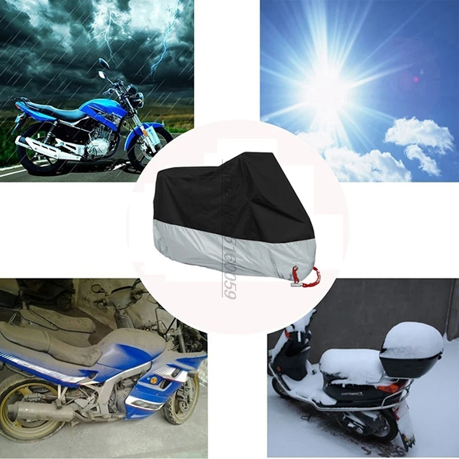 UV-Anti Motociklo Apima Motociklas Sniego Padengti Quad Bike Padengti Motociklo Padengti Vandeniui Efi Motociklo Poncho