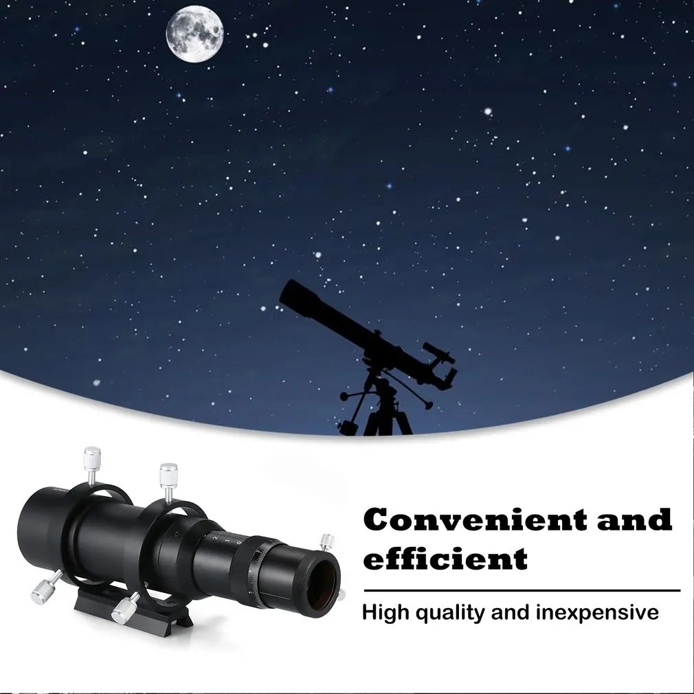 Už Angeleyes 50mm 60mm Finderscope Vadovo taikymo Sritį, Visiškai Padengtas Guidescope Akių Finder Monokuliariniai Žiūronų Teleskopas