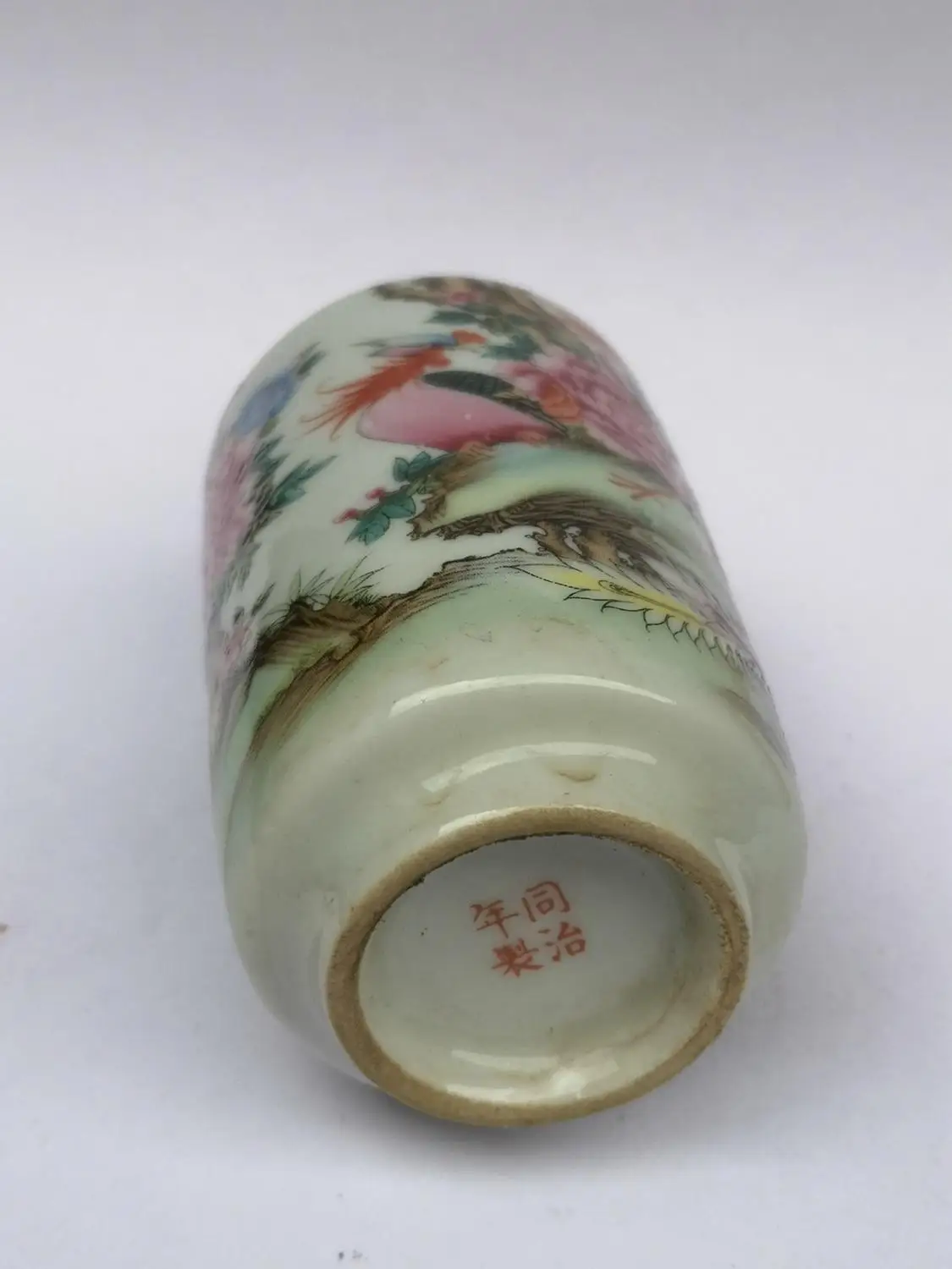 YIZHU CULTUER MENO Kolekcija Senas Kinų Famille rose Porceliano Tapyba Paukščių Gėlių Uosti Butelio Dekoracija Dovanos