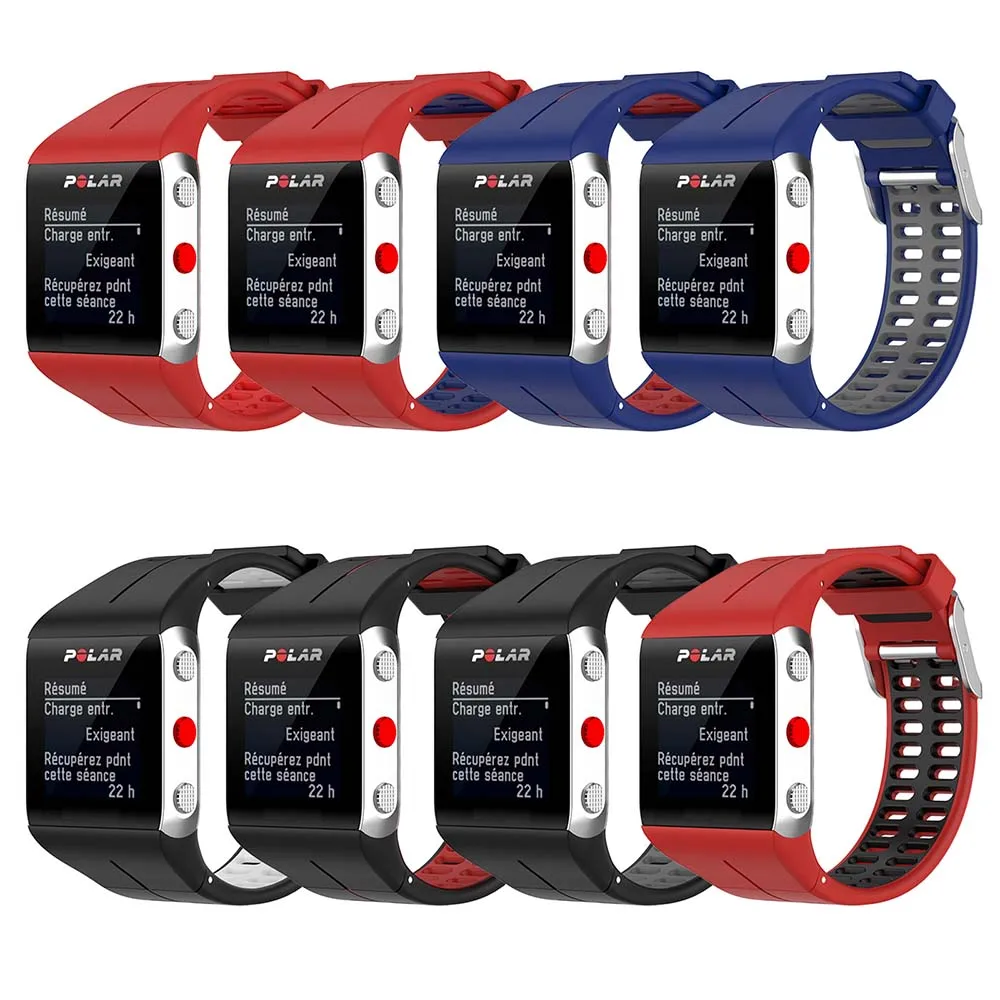 Žiūrėti Dirželio Pakeitimo Dual-spalva Watch Band Apyrankę, Polar V800 GPS Išmaniųjų Laikrodžių Taisymo Dalis