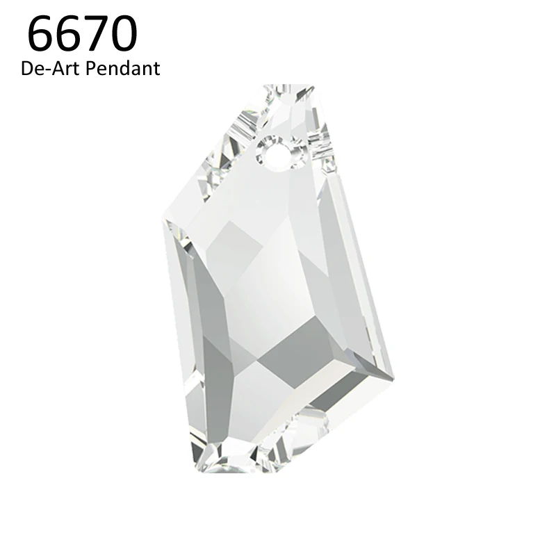 (1 gabalas) Originalus iš Swarovski kristalų 6670 De-Art pendant pagamintas Austrijoje prarasti karoliukai, kalnų krištolas, 