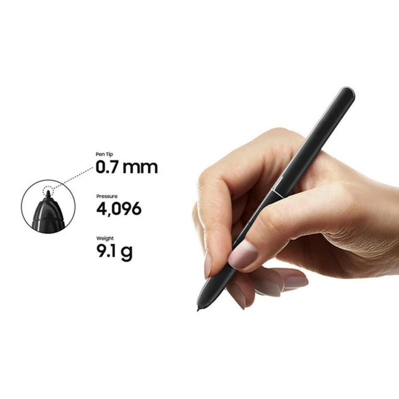 1 Vnt Pakeitimo Liesti Kompiuterio-Bloknoto Rašiklį Aktyvus Stylus Pen For Samsung Galaxy Tab S4 T830/T835 Kalėdų Dovana
