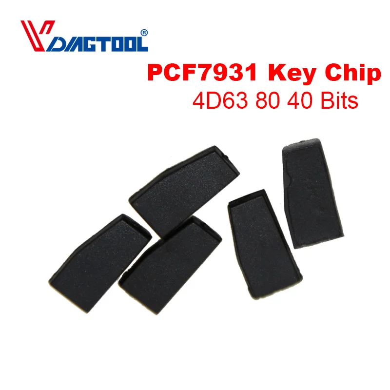 1PCS Auto Atsakiklis Chip 4D63 ID83 83 63 4D 40 80 Bitų Automobilių Keramikos Klavišą Tuščią Chip 