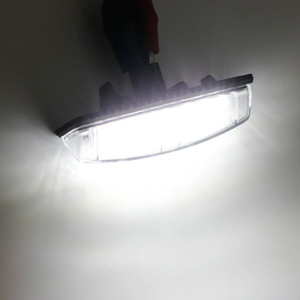 2 Vnt CanBus LED Licenciją Plokštelės Žiburiai 