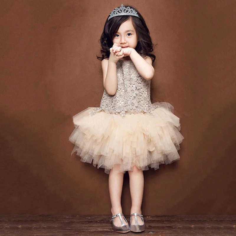 2018 Vaikams, Vaikiška Kūdikių Merginos Princesė Inscenizacija Vestuves Gėlių Tiulio Tutu Sukneles 1-6 Metų Vestido Infantil