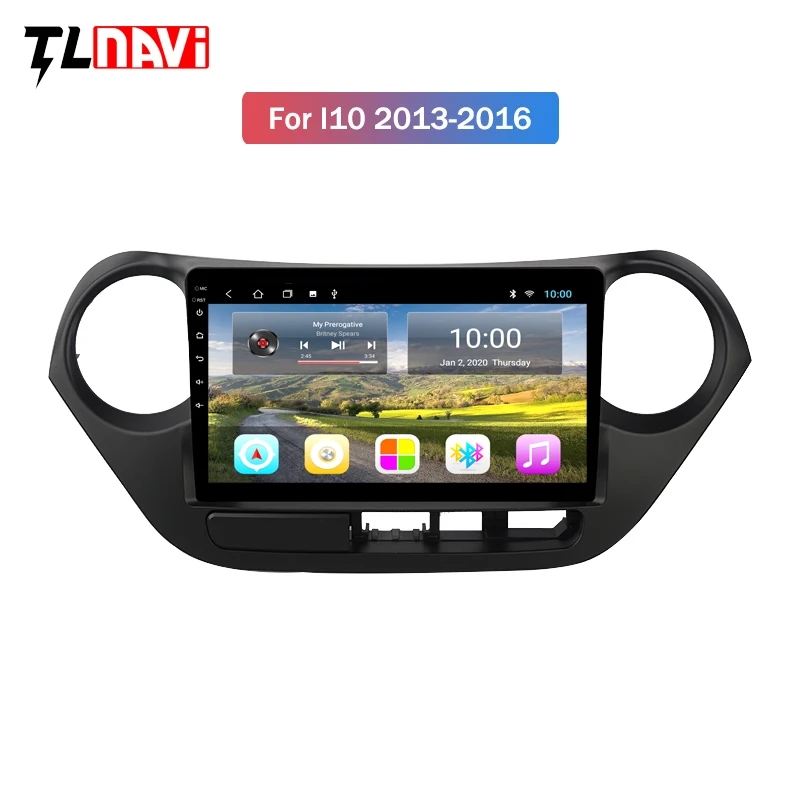 2G RAM 9 colių Android 9.1 jutiklinių automobilio multimedia sistema, Skirta Hyundai i10 2013-2016 m. LHD automobilio radijo, gps navigacijos