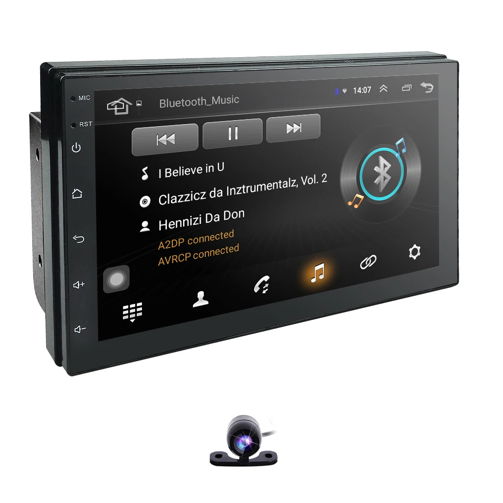 Android 9.0 Quad core 2 Din Automobilių universalus radijo nissan qashqai, x-trail Multimedia, GPS navigacija, DVR Free Kameros IGO žemėlapio