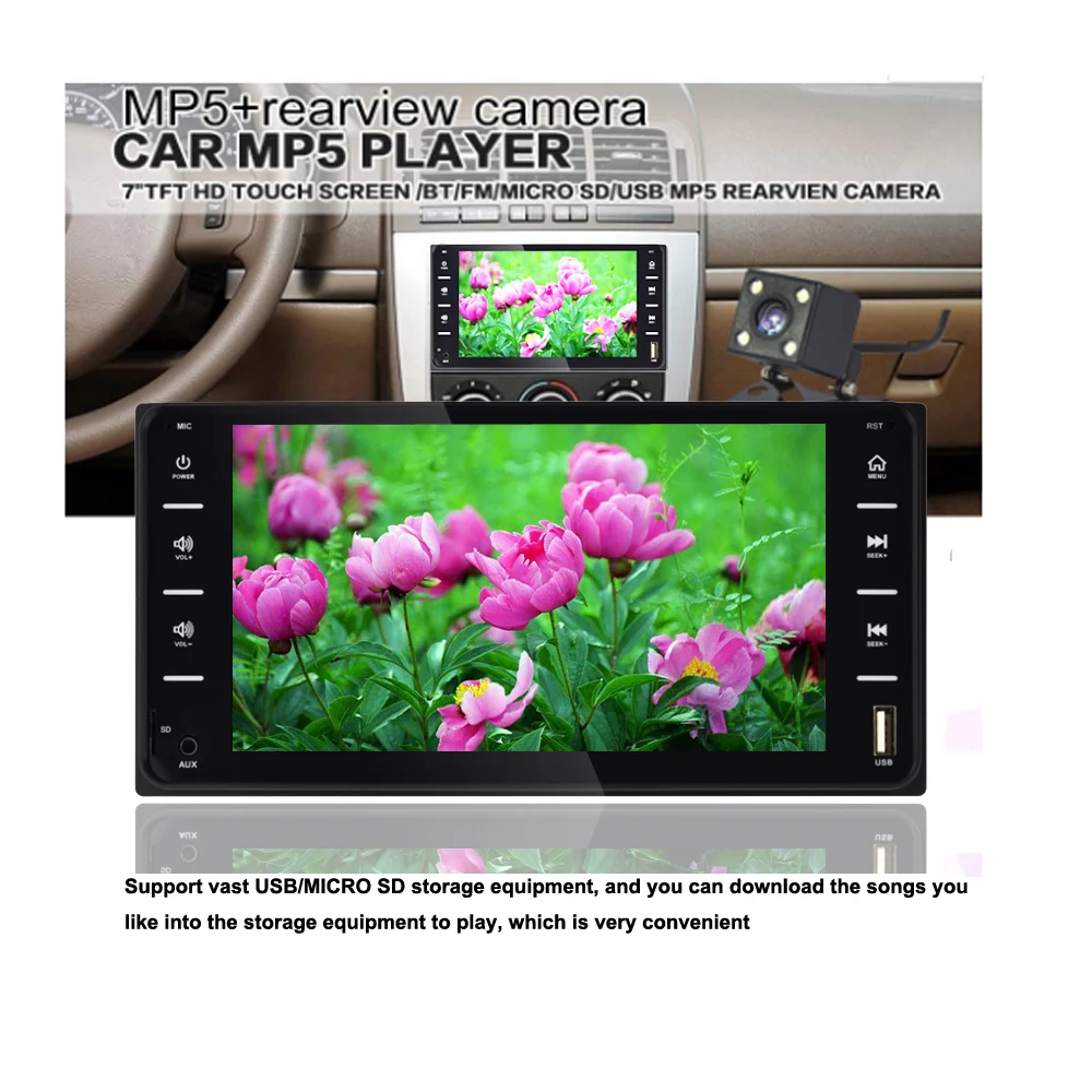 Automobilinis MP5 Audio DVD Grotuvas Toyota Corolla 2 Din Jutiklinis Ekranas Android/IOS 