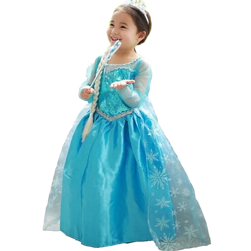 Baby Girl Dress Cosplay Princesė Kostiumas Vaikams Suknelės Mergaitėms, Drabužiai, Paauglės Drabužius 8 10Yrs