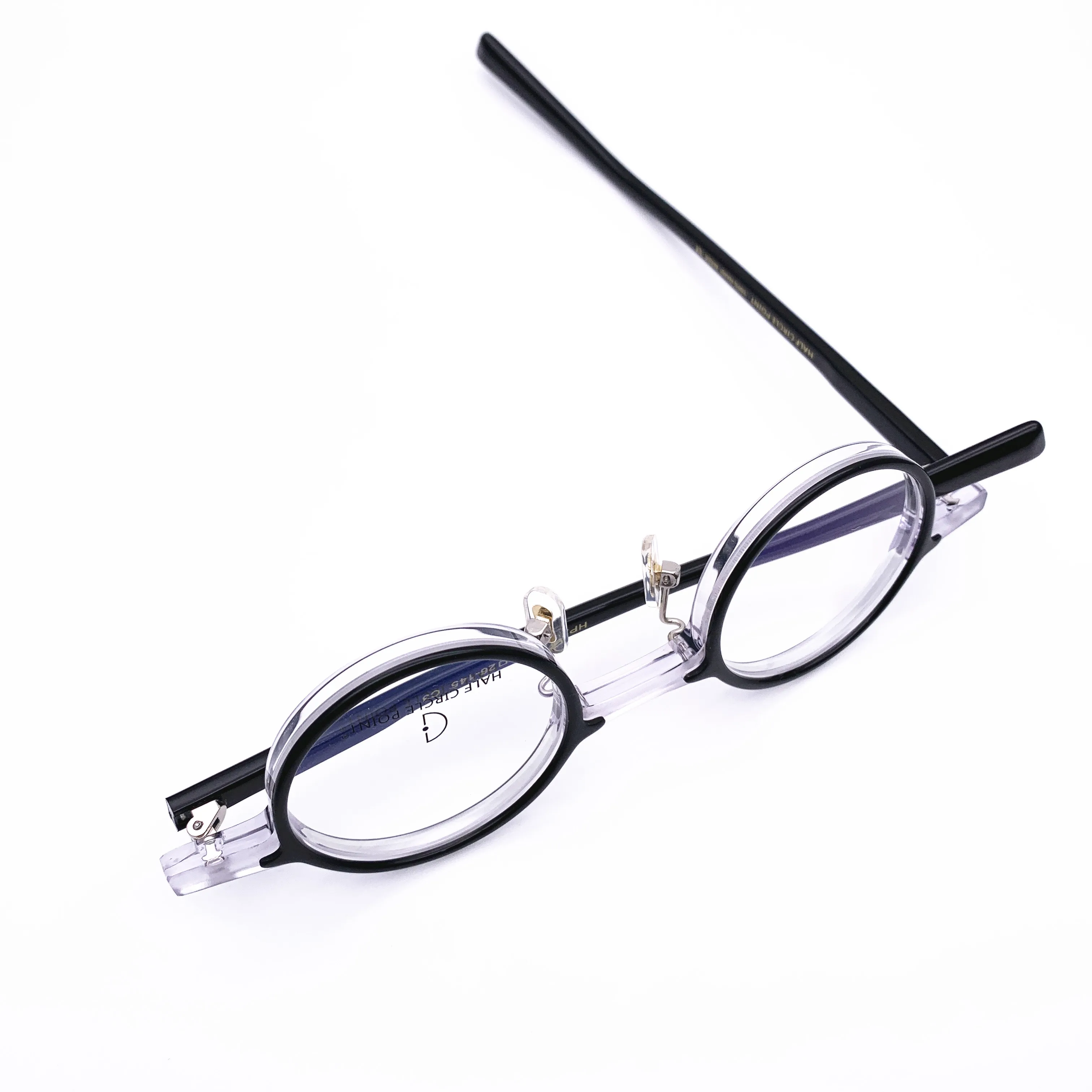 Belight Optinis Žalia Išgalvotas Mini Apvalios formos, Vyrams, Moterims, Vintage, Retro Dizainas Acetatas akinių rėmeliai precription objektyvas 238-1