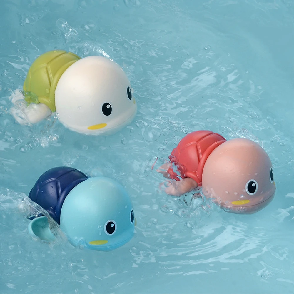 Bendrosios Pardavimo Animacinių filmų Gyvūnų Vėžlio Classic Baby Vandens Žaislas Kūdikiams Plaukti Vėžlys Žaizdos-iki Grandinės Clockwork Vaikams Paplūdimys Vonios Žaislai