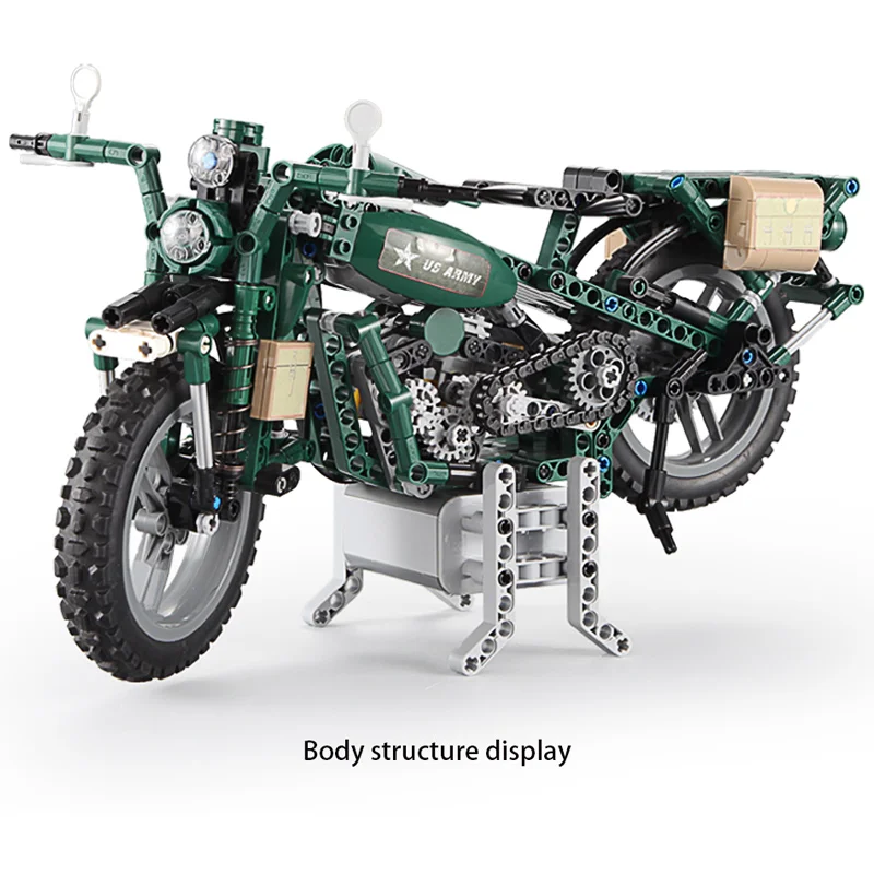Cada 550PCS Miesto Technologija Serijos Elektroniniai Du Motociklą 