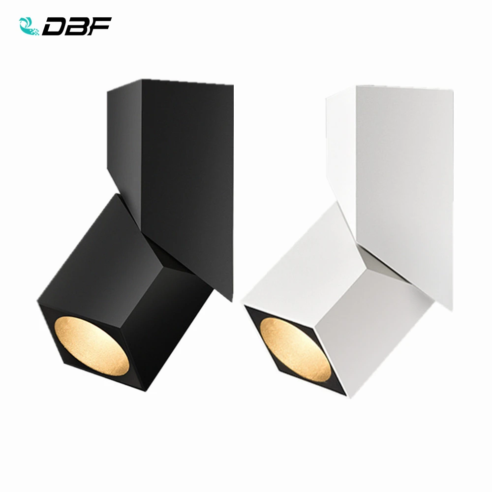 [DBF]Reguliuojamo Kampo Aikštė paviršinės Montuotės Downlight 10W 12W 15W LED Lubų Vietoje Šviesa 3000K/4000 K/6000K Aukštos CRI