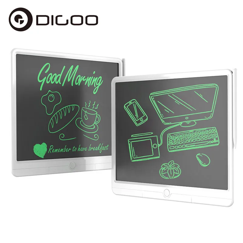 DIGOO DG-NB215 15 colių LCD Raštu Tabletė Didelių Pabrėžti, Ekranas Ultra Plonas Skaitmeninio Piešimo Lenta Vaikams, Verslo Lentos