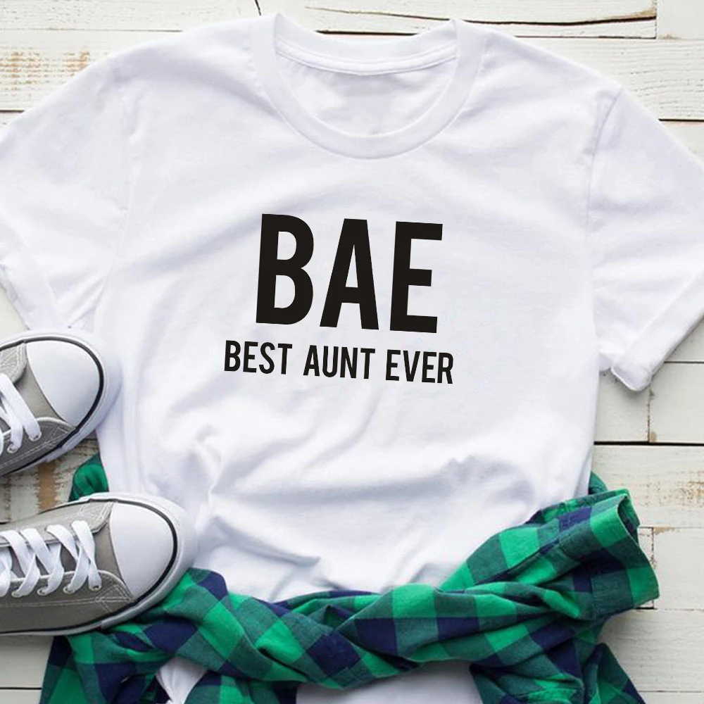 Juokinga BAE geriausia teta kada nors Marškinėliai Teta atsitiktinis Marškinėliai Bae Teta Tee Naujos Teta vatos pagaliukai plius dydis hipster