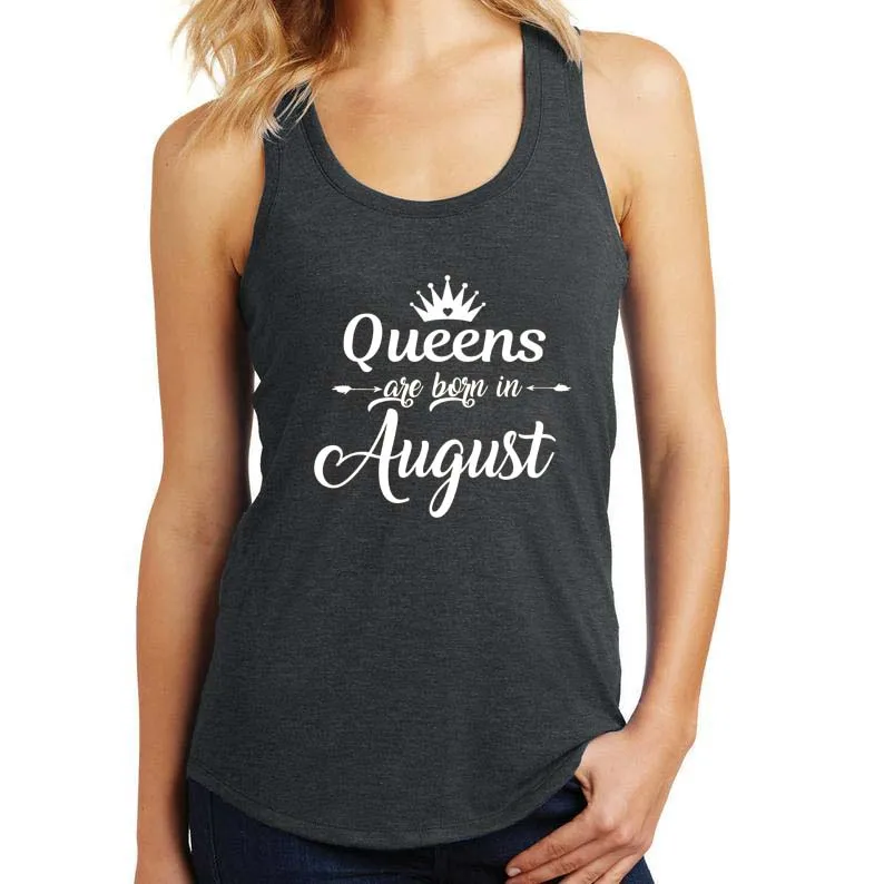 Liemenė Queens yra gimę rugpjūčio Vasaros Juokinga Moterų tankų Nešioti šį tankai mano kitaip rugpjūčio Kiekvienas karalienė