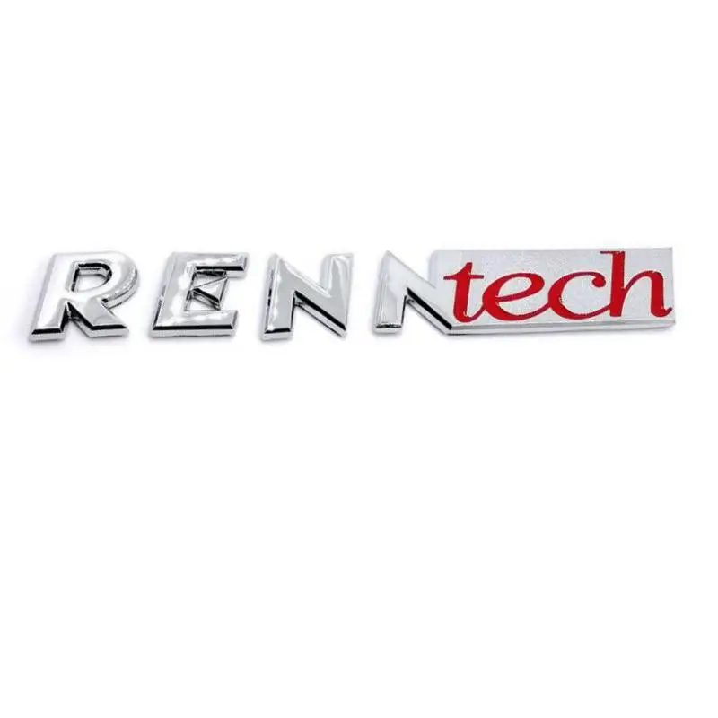 Metalo Lydinio RENNTECH Automobilių Lipdukas Logotipas Ženklelis Embleme Emblema