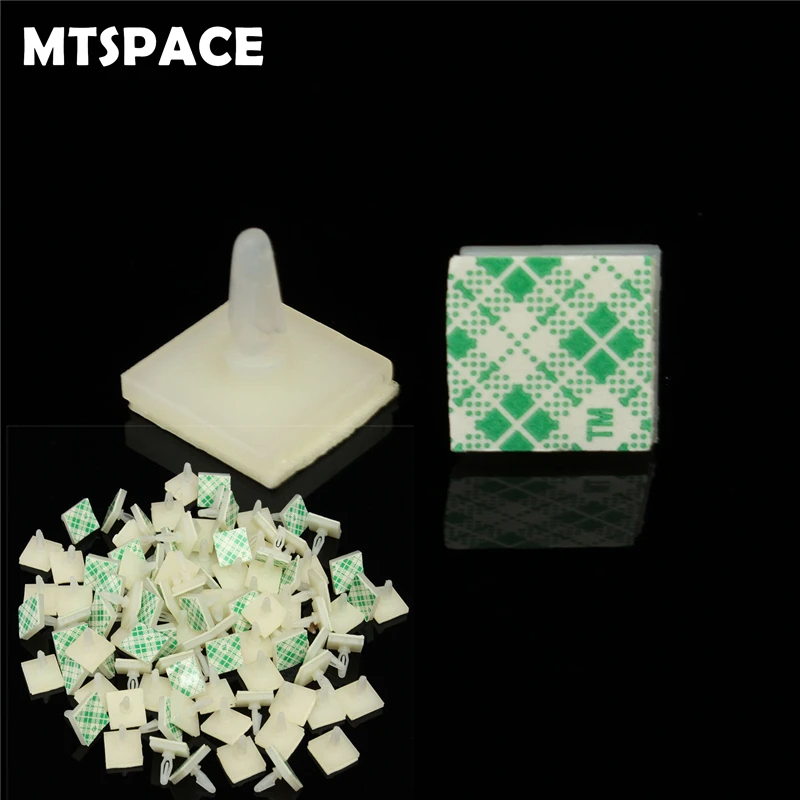 MTSPACE 100vnt/Set HC-5 Nailono Plastiko Klijuoti Ant PCB Tarpiklis Lygiosios Blokavimo Įrankį, Pranešimų Fiksuotojo Įrašus Klijų 3mm Skyle Parama