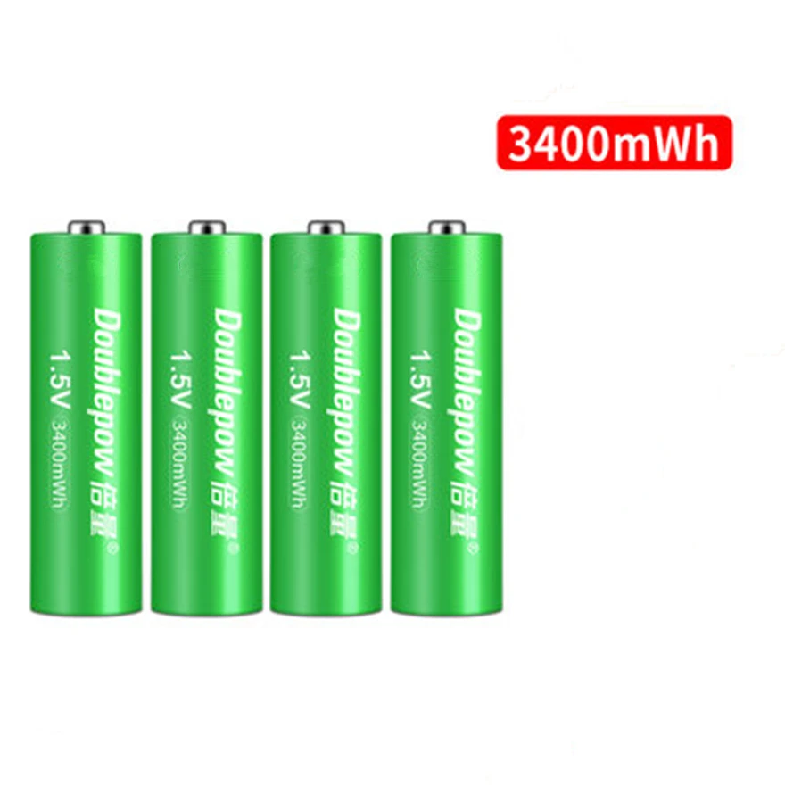 Naujas 1,5 v 3400mWh AA įkraunamos ličio baterijos protingas greitas mokestis skirta AA AAA baterijų įkroviklis