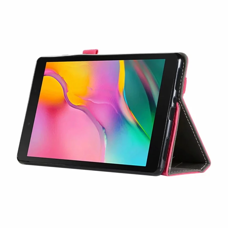Samsung Galaxy Tab 8.0 2019 Atveju kokybės Odos Folio Stand Case Cover For Galaxy Tab 8.0 colių SM-T290 T295 2019 Tablet