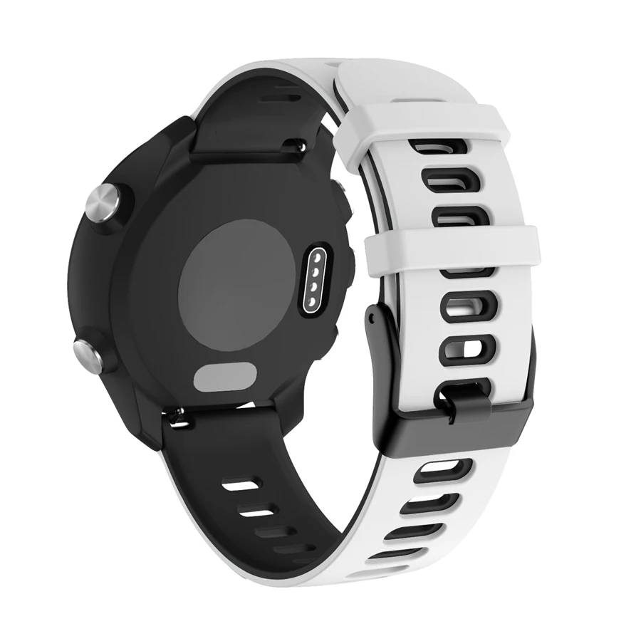 Silikono Watchband Garmin Forerunner 245 245 M 645 Žiūrėti Dirželis Apyrankė Garmin Vivoactive 3 Galaxy žiūrėti 42mm Watchband