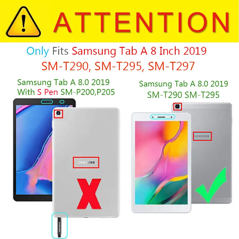 Smart Case For Samsung Galaxy Tab 8.0