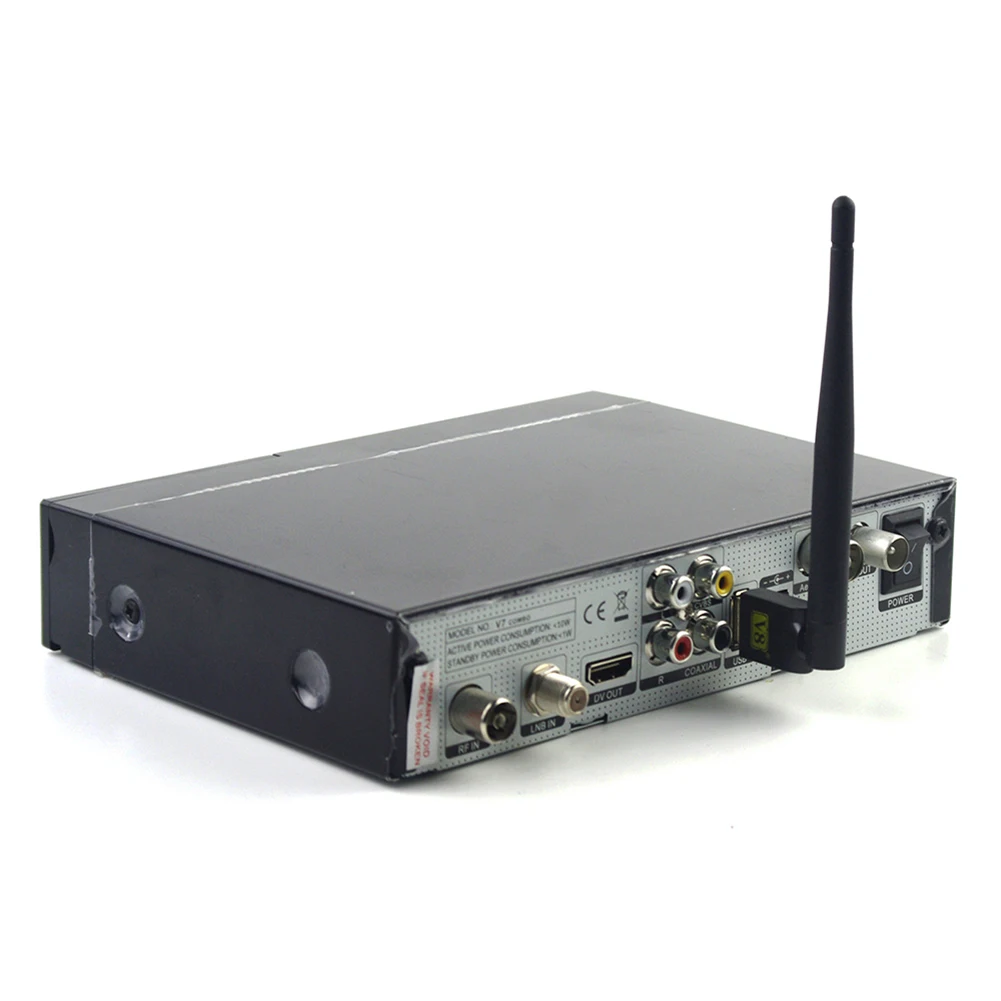 USB WiFi TV Set-Top Box Antena Freesat V7 V8 Serijos Skaitmeninės Palydovinės Bevielis nešiojamas kompiuteris