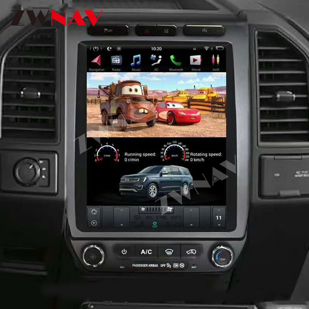 Vertikalus Tesla ekranas Android 9.0 Automobilio Multimedijos Grotuvo Ford Ekspedicija 2018-2020 AUTOMOBILIU GPS Navi 