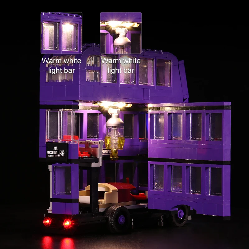 Vonado Šviesos Suderinamas Su Lego 75957 Harry-Potter Serija Autobusų Statybinės Plytos Harri Filmo Mokyklos Raganavimas Įrangos Pardavimas, Biuro Įrangos Blokai Žaislai