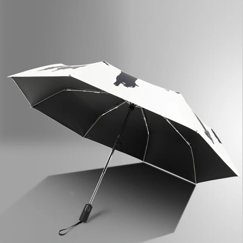 YADA INS Mados Katė Modelio Automatinis Skėtis Kartus Moterų UV Rainproof Karikatūros Skėtis Skėtis nuo Lietaus, Saulės Skėčiai YD200180